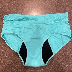NWOT Bambody teal period panties size 10